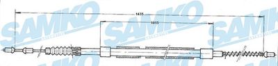 Тросик, cтояночный тормоз SAMKO C0438B для MERCEDES-BENZ MB
