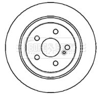 BORG & BECK BBD4291 Тормозные диски  для MERCEDES-BENZ S-CLASS (W220) S 430 4-matic (220.083, 220.183)