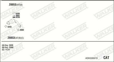 SISTEM DE ESAPAMENT WALKER ADK026913