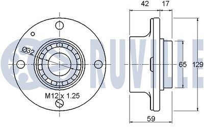 SET RULMENT ROATA RUVILLE 220945 1