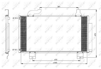 Condenser, air conditioning 350097