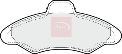 APEC Brake Pad Set, disc brake PAD685