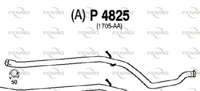 Rura wydechowa FENNO P4825