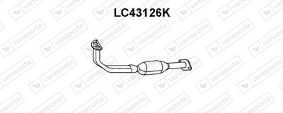 Катализатор VENEPORTE LC43126K для AUTOBIANCHI Y10