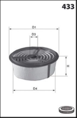 LUFTFILTER LUCAS LFAF346 1