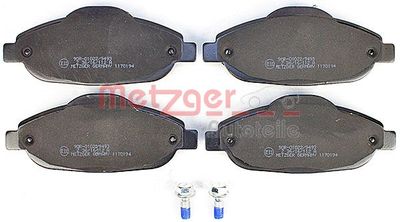 BREMSBELAGSATZ SCHEIBENBREMSE METZGER AUTOTEILE 1170194 1
