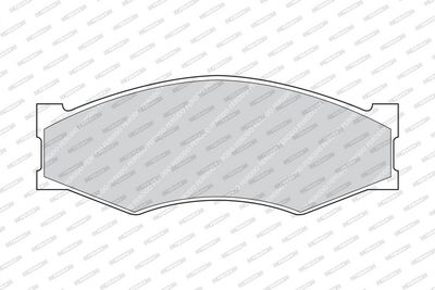 BREMSBELAGSATZ SCHEIBENBREMSE FERODO FDB340 1
