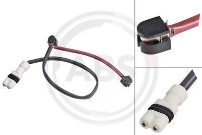 Styk ostrzegawczy, zużycie okładzin hamulcowych A.B.S. 39556