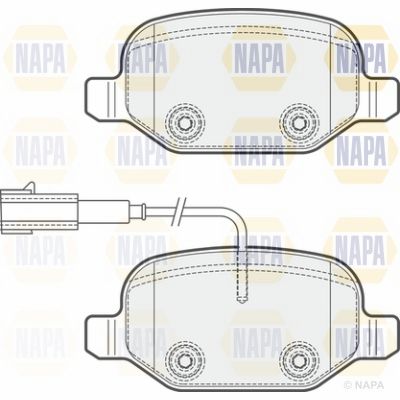 Brake Pad Set NAPA NBP1133