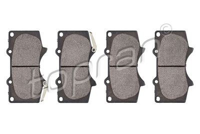 Комплект тормозных колодок, дисковый тормоз TOPRAN 600 619 для MITSUBISHI PAJERO