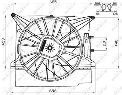 LüFTER MOTORKüHLUNG NRF 47461 2