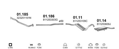 SISTEM DE ESAPAMENT POLMO POLMO99660