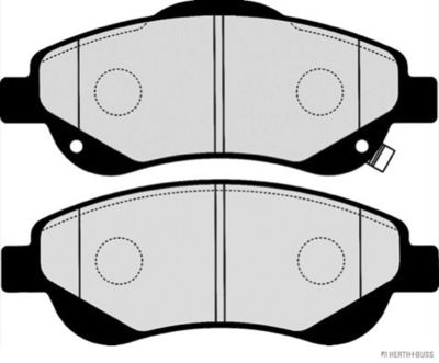 BREMSBELAGSATZ SCHEIBENBREMSE Herth+Buss Jakoparts J3604001 1