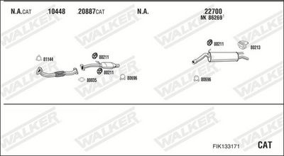 SISTEM DE ESAPAMENT WALKER FIK133171