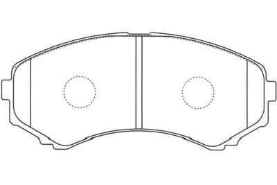 Kavo Parts Stabdžių trinkelių rinkinys, diskinis stabdys