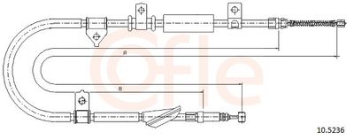 CABLU FRANA DE PARCARE