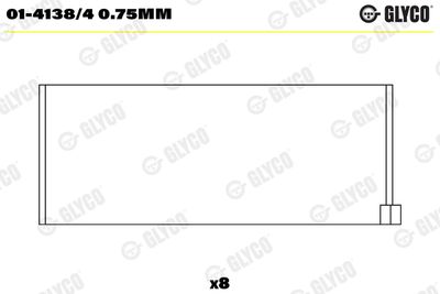 CUZINETI BIELA GLYCO 0141384075MM