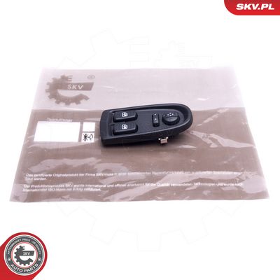 Spínač elektrického otvárania okien ESEN SKV 37SKV155
