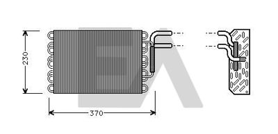 Испаритель, кондиционер EACLIMA 43B50001 для MERCEDES-BENZ СЕДАН