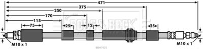 спирачен маркуч BORG & BECK BBH7925