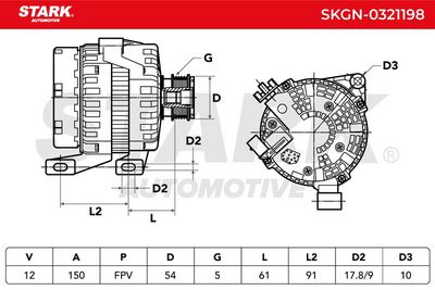 генератор STARK SKGN-0321198