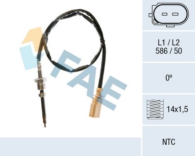 датчик, температура на изгорелите газове FAE 68149