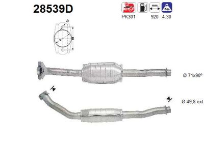 Katalizator AS 28539D