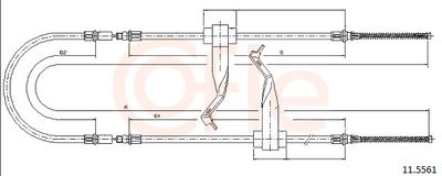 CABLU FRANA DE PARCARE