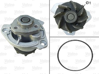 Water Pump, engine cooling 506798