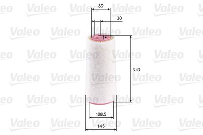Filtr powietrza VALEO 585617 produkt
