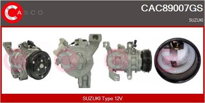 Компрессор, кондиционер CASCO CAC89007GS для SUZUKI VITARA