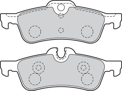 BREMSBELAGSATZ SCHEIBENBREMSE VALEO 302040 1