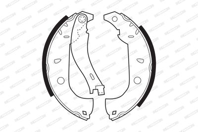 SET SABOTI FRANA FERODO FSB307 1