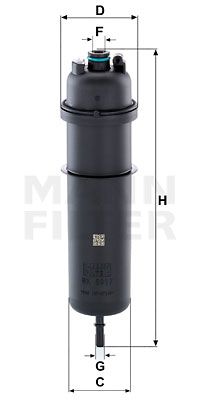 MANN-FILTER WK 5017 Топливный фильтр для BMW 5 (G30, F90) 530 d