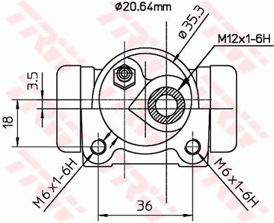 Wheel Brake Cylinder BWF171