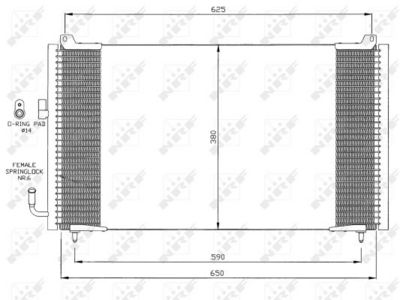 Condenser, air conditioning 35378