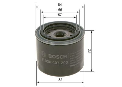 Oljefilter BOSCH F 026 407 200