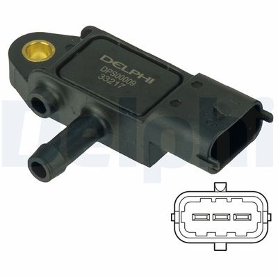DELPHI Sensor, Abgasdruck (DPS00009)