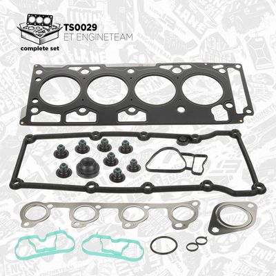 комплект гарнитури, цилиндрова глава ET ENGINETEAM TS0029