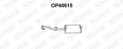 Предглушитель выхлопных газов VENEPORTE OP40615 для OPEL FRONTERA