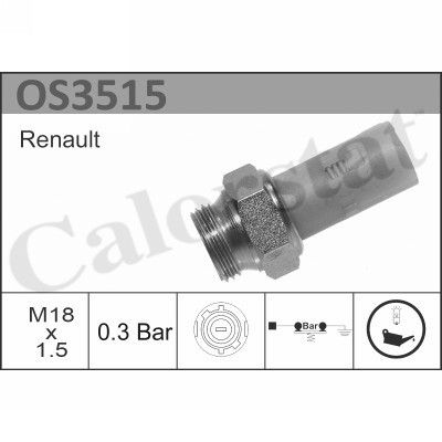 Датчик давления масла CALORSTAT by Vernet OS3515 для RENAULT SAFRANE
