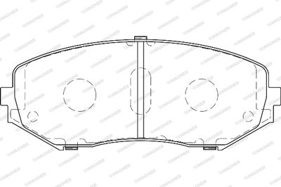 WAGNER WBP24346A Тормозные колодки и сигнализаторы  для SUZUKI GRAND VITARA (Сузуки Гранд витара)