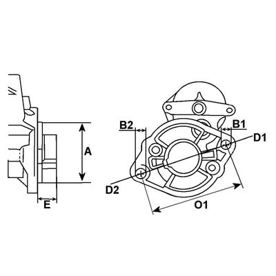 Stator, alternator HC-CARGO F 032 234 391