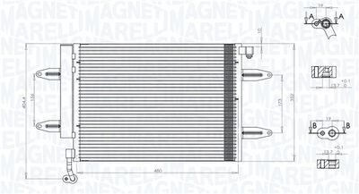 CONDENSATOR CLIMATIZARE MAGNETI MARELLI 350203911000 1