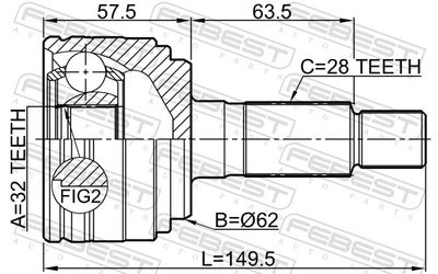 Joint Kit, drive shaft 0510-GHMT