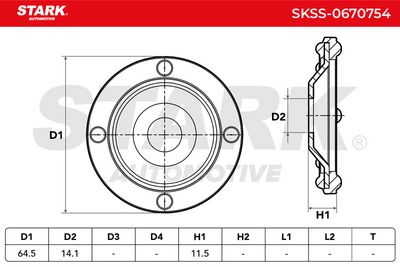 тампон на макферсън STARK SKSS-0670754