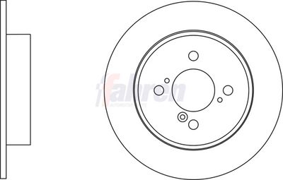 Fahren Brake Disc FBD6677