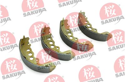 Комплект тормозных колодок SAKURA 602-00-7080 для SUZUKI CAPPUCCINO