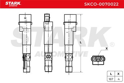 запалителна бобина STARK SKCO-0070022