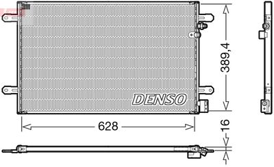DENSO Condensor, airconditioning (DCN02037)